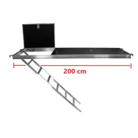 Aluminijska podnica sa vratima 60x200 cm - Deckman