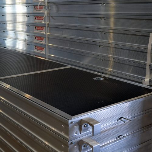  Aluminijska podnica sa vratima 60x300 cm - Deckman